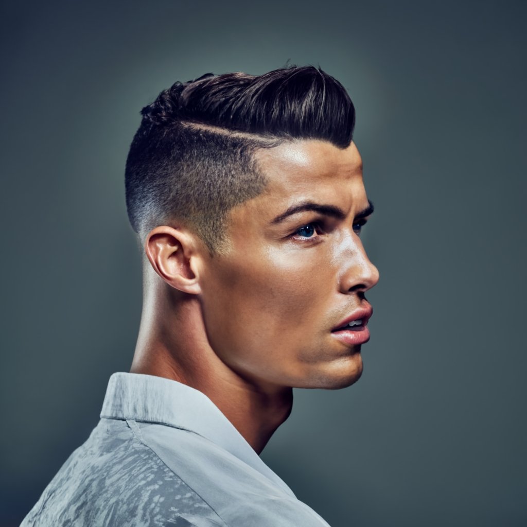 Short men hairstyle Cristiano Ronaldo a