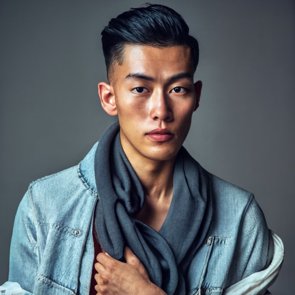 young asian man haircut