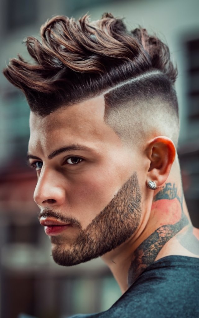 Short hair fashion with smooth lines for women and trendy hairstyles for men