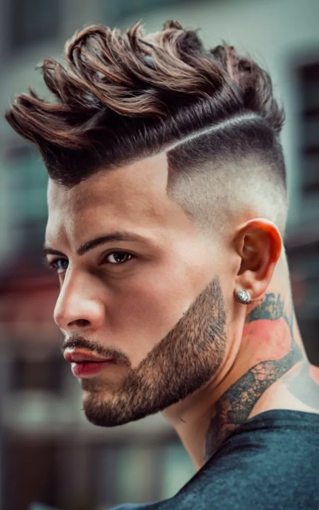 trendy pompadour 2023 sharp beard style silky smooth barbers